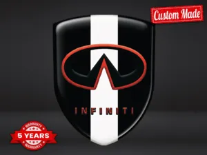 Infiniti Aufkleber auf Harz Custom Qualität Glänzender Stil